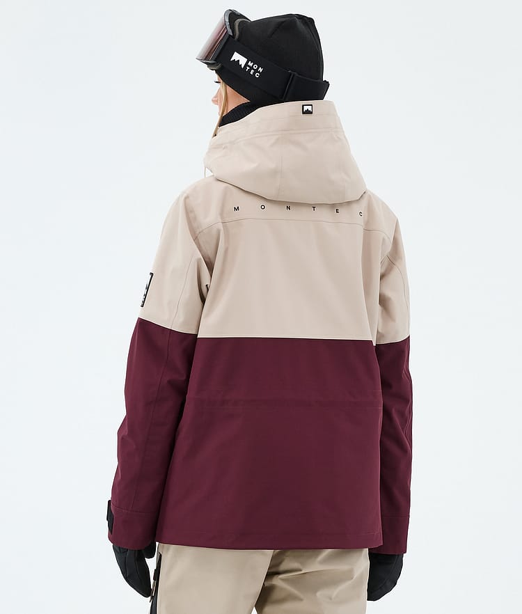Montec Doom W Snowboardjacke Damen Sand/Black/Burgundy, Bild 6 von 10