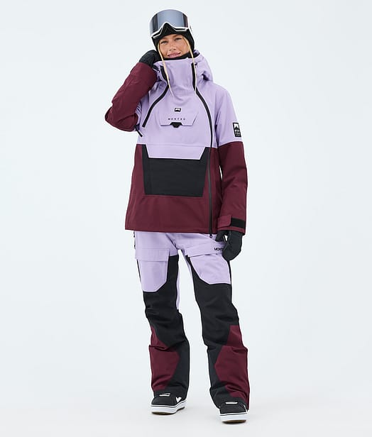 Montec Doom W Snowboard Outfit Faded Violet/Black/Burgundy