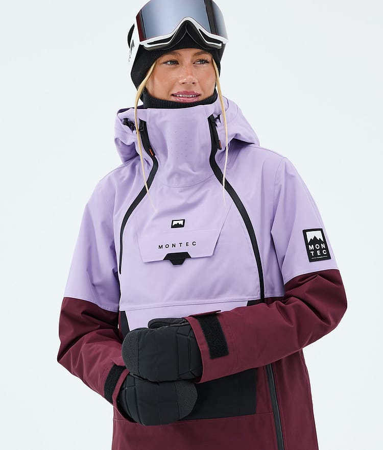 Montec Doom W Snowboardjacke Damen Faded Violet/Black/Burgundy, Image 4 of 10