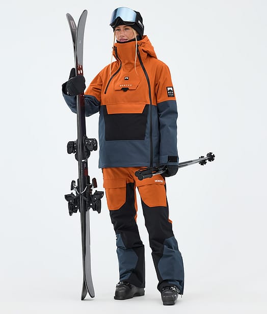 Montec Doom W Ski Outfit Burned Orange/Black/Metal Blue