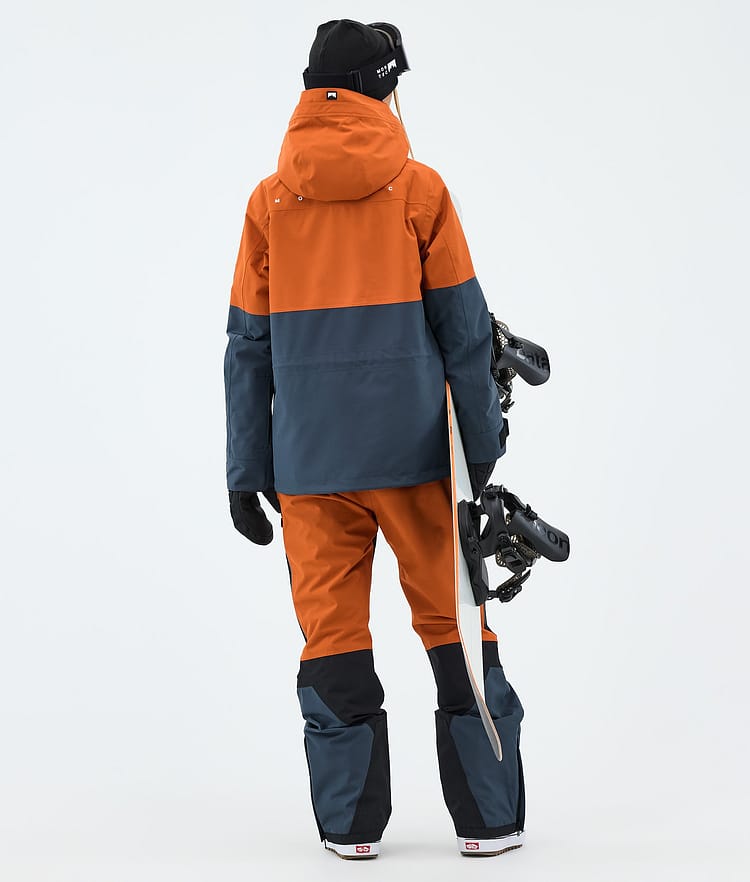 Montec Doom W Snowboard Outfit Damen Burned Orange/Black/Metal Blue, Bild 3 von 3