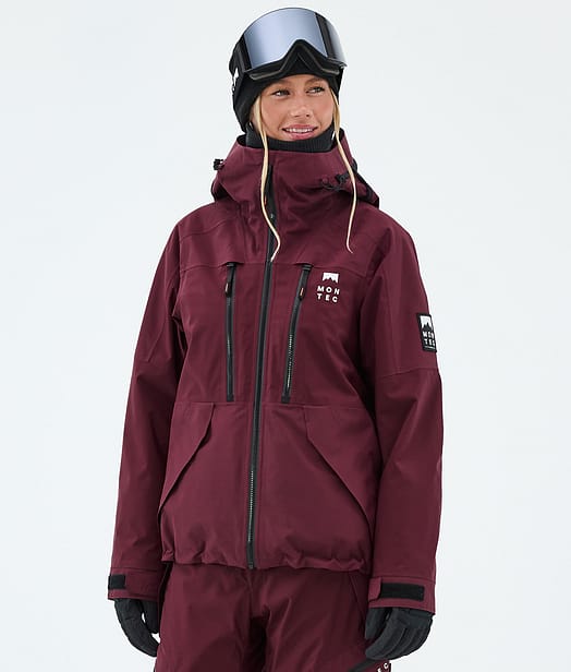 Montec Sentinel W Snowboardjacke Damen Burgundy