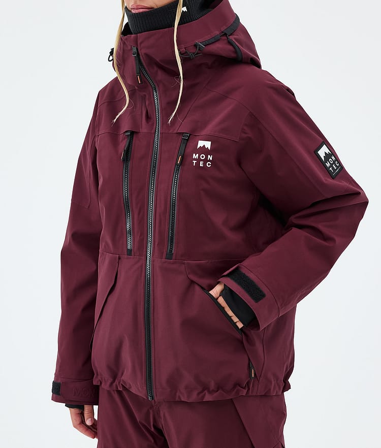 Montec Sentinel W Skijacke Damen Burgundy, Image 7 of 9