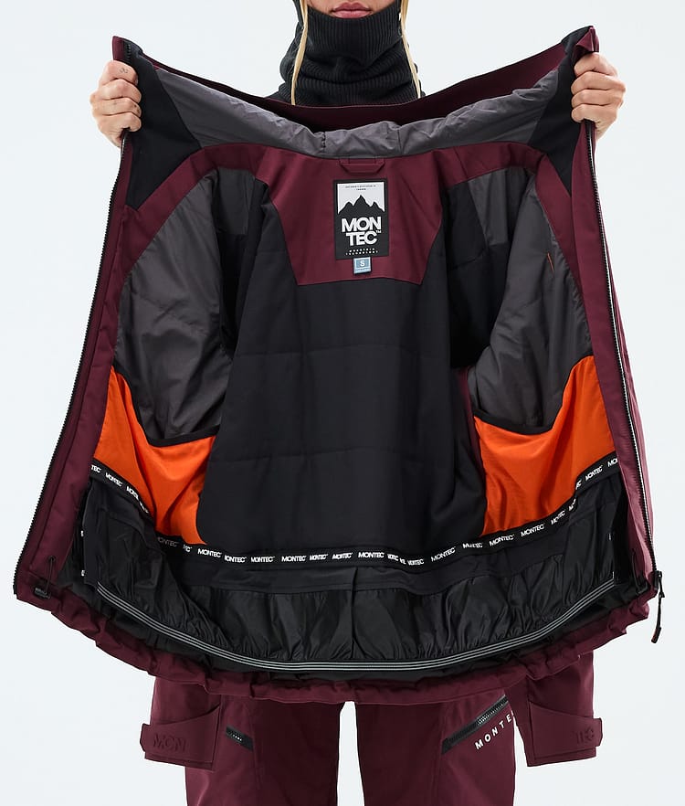 Montec Sentinel W Skijacke Damen Burgundy, Image 9 of 9