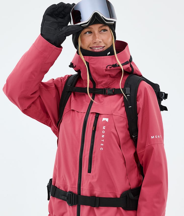 Montec Oracle W Snowboardjacke Damen Light Red, Image 4 of 9