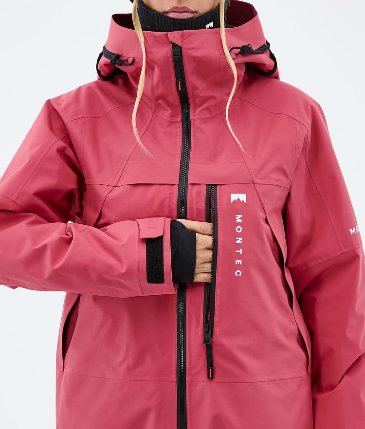 Montec Oracle W Snowboardjacke Damen Light Red, Image 8 of 9