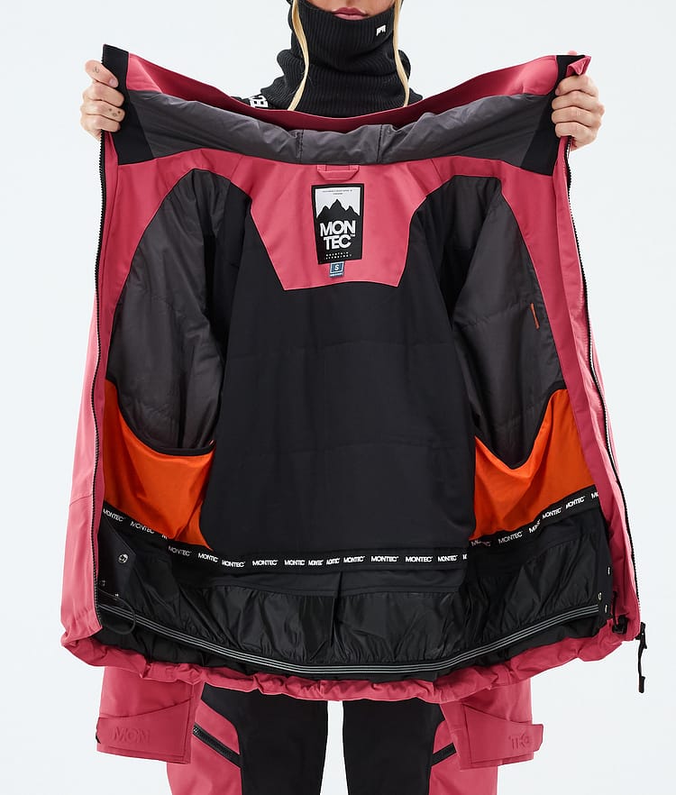 Montec Oracle W Snowboardjacke Damen Light Red, Image 9 of 9