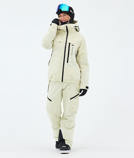 Montec Oracle W Snowboard Outfit Dirty White