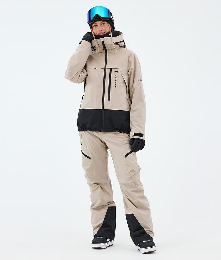 Montec Oracle W Snowboardjacke Damen Sand/Black, Image 2 of 9