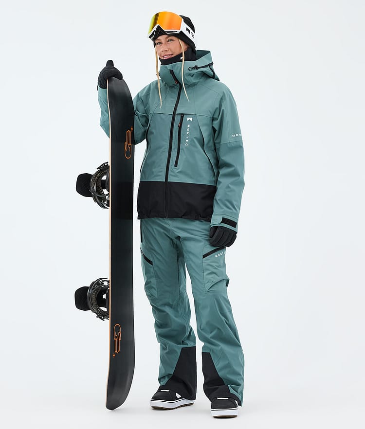 Montec Oracle W Snowboardjacke Damen Atlantic/Black, Image 2 of 9