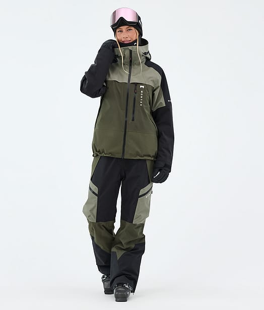 Montec Oracle W Ski Outfit Greenish/Black/Olive Green