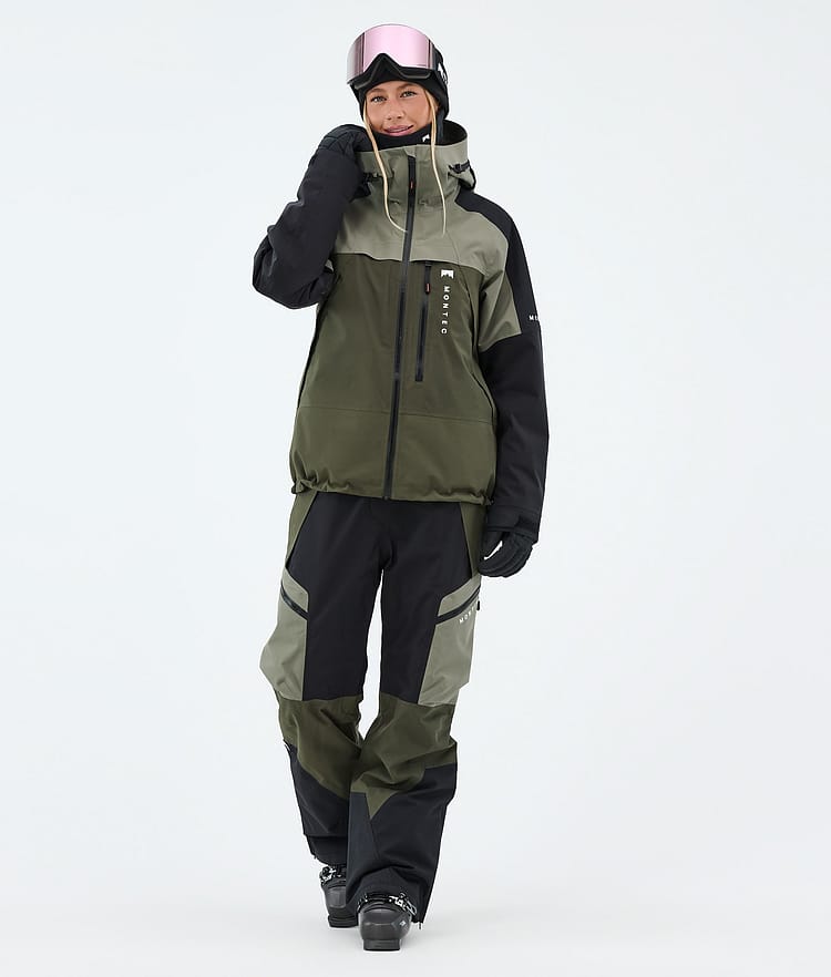 Montec Oracle W Skijacke Damen Greenish/Black/Olive Green, Image 2 of 9