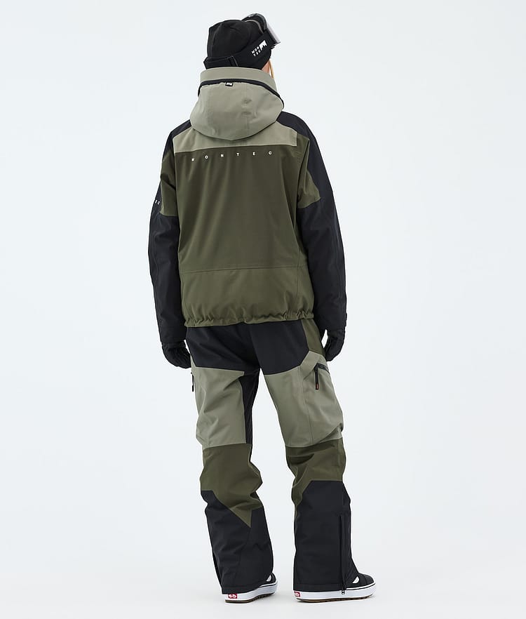Montec Oracle W Snowboardjacke Damen Greenish/Black/Olive Green, Image 3 of 9
