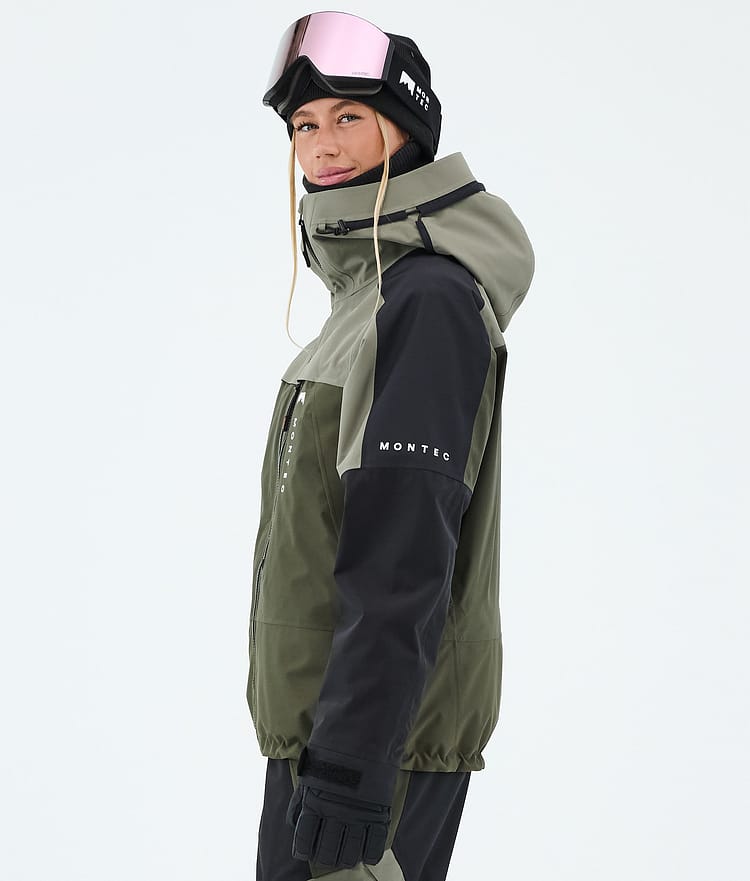 Montec Oracle W Snowboardjacke Damen Greenish/Black/Olive Green, Image 5 of 9