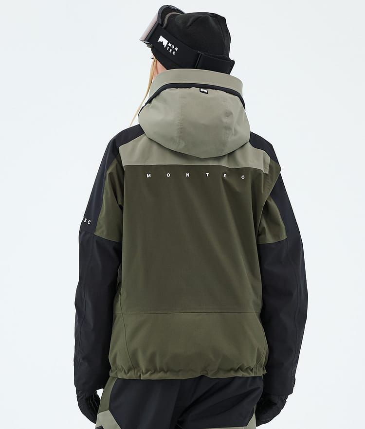 Montec Oracle W Snowboardjacke Damen Greenish/Black/Olive Green, Image 6 of 9