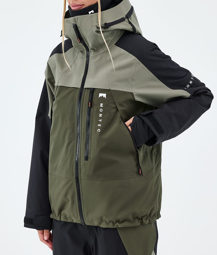 Montec Oracle W Skijacke Damen Greenish/Black/Olive Green, Image 7 of 9