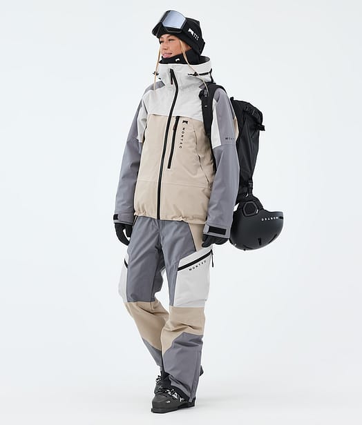 Montec Oracle W Ski Outfit Light Grey/Light Pearl/Sand