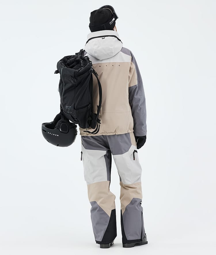 Montec Oracle W Skijacke Damen Light Grey/Light Pearl/Sand, Image 3 of 9