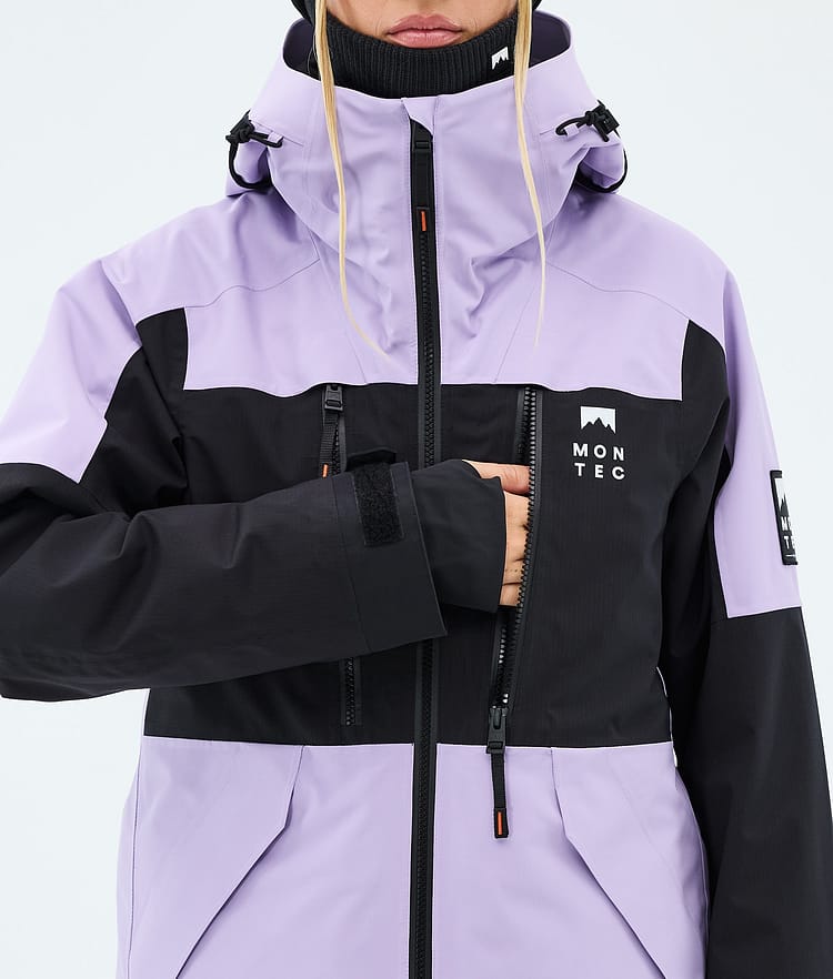 Montec Sentinel W Snowboardjacke Damen Faded Violet/Black, Image 8 of 9