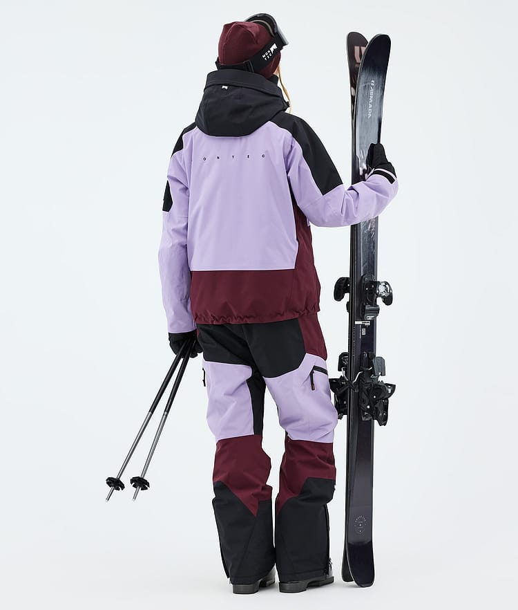 Montec Sentinel W Skijacke Damen Black/Faded Violet/Burgundy, Image 3 of 9