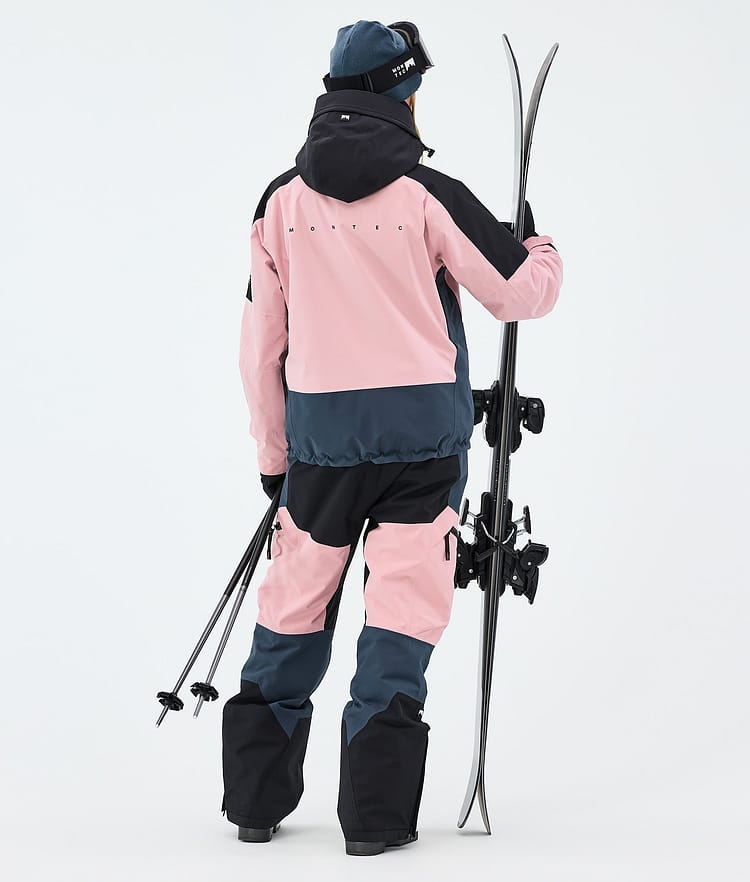 Montec Sentinel W Skijacke Damen Black/Soft Pink/Metal Blue, Image 3 of 9