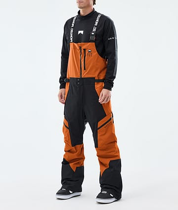 Montec Dozer Snowboardhose Burned Orange/Black