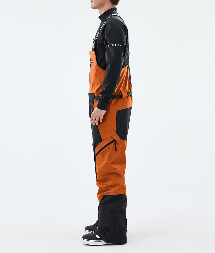 Montec Dozer Snowboardhose Herren Burned Orange/Black, Image 2 of 6