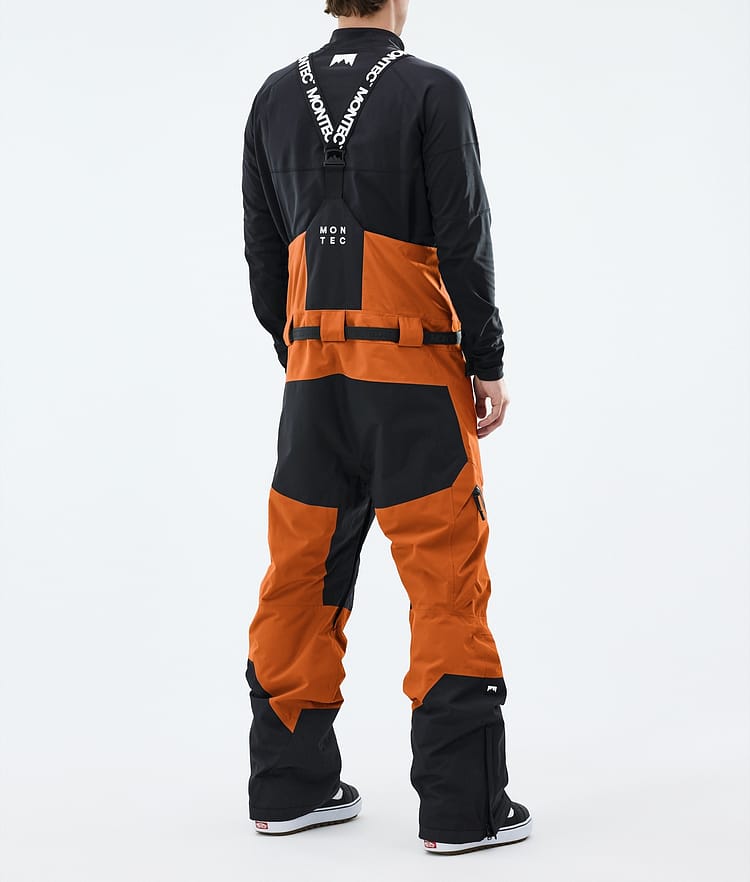 Montec Dozer Snowboardhose Herren Burned Orange/Black, Image 3 of 6