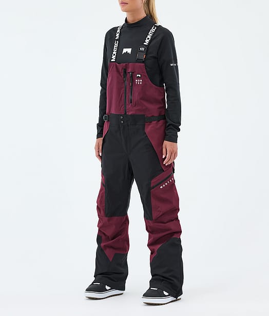 Montec Dozer W Snowboardhose Damen Burgundy/Black