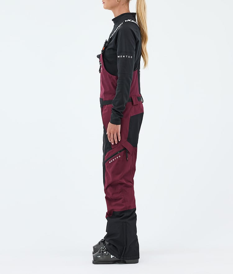 Montec Dozer W Skihose Damen Burgundy/Black, Image 3 of 7