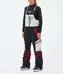 Montec Dozer W Snowboardhose Damen Light Grey/Black/Burgundy