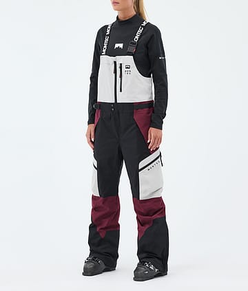 Montec Dozer W Skihose Light Grey/Black/Burgundy
