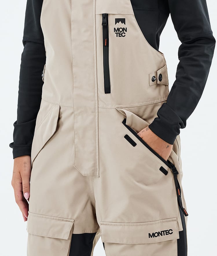 Montec Fawk W Snowboardhose Damen Sand/Black/Burgundy, Image 5 of 7