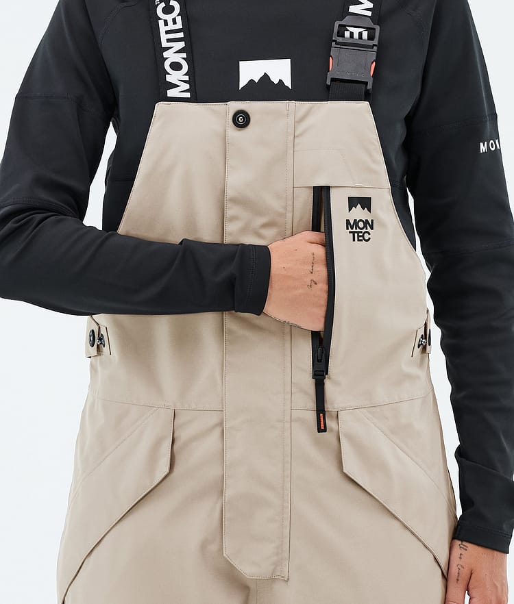 Montec Fawk W Skihose Damen Sand/Black/Burgundy, Image 6 of 7
