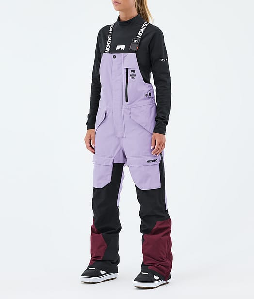 Montec Fawk W Snowboardhose Damen Faded Violet/Black/Burgundy