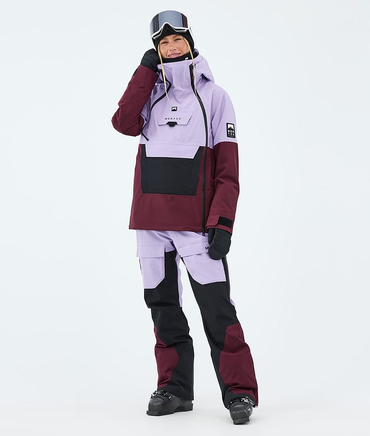 Montec Fawk W Skihose Damen Faded Violet/Black/Burgundy, Bild 2 von 7