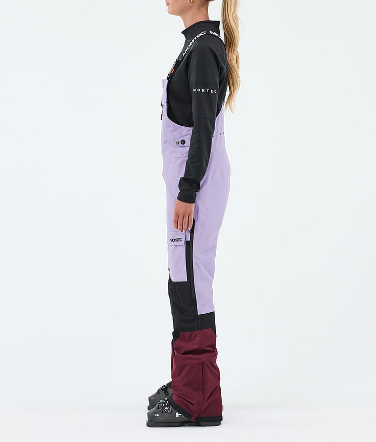 Montec Fawk W Skihose Damen Faded Violet/Black/Burgundy, Bild 3 von 7