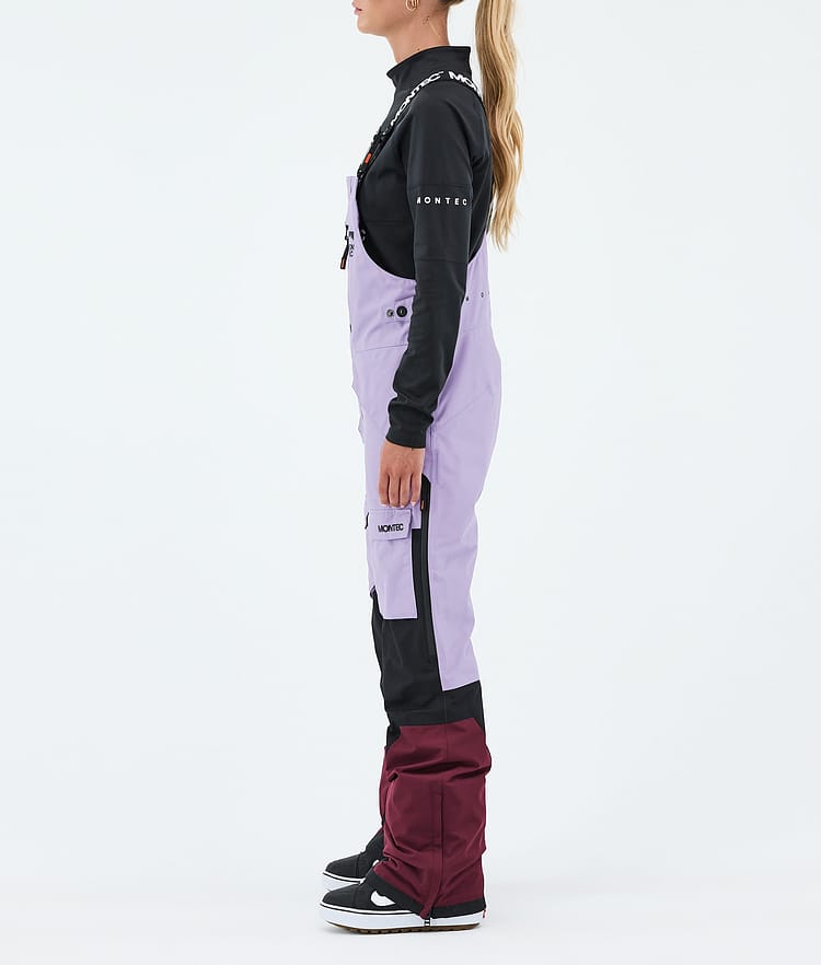 Montec Fawk W Snowboardhose Damen Faded Violet/Black/Burgundy, Bild 3 von 7