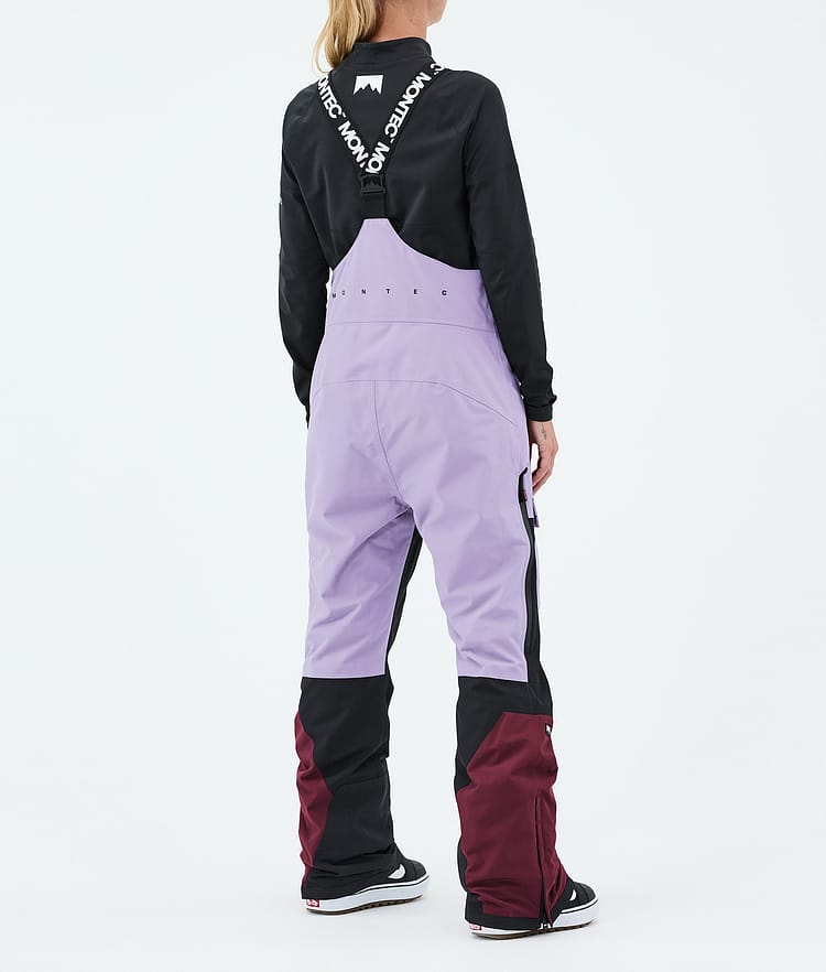 Montec Fawk W Snowboardhose Damen Faded Violet/Black/Burgundy, Bild 4 von 7
