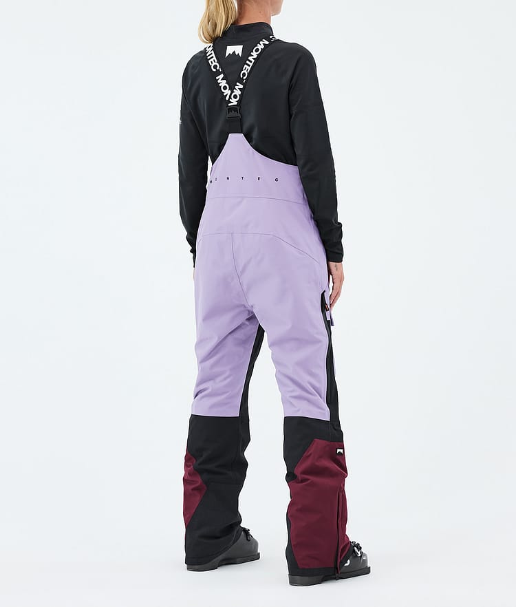 Montec Fawk W Skihose Damen Faded Violet/Black/Burgundy, Bild 4 von 7