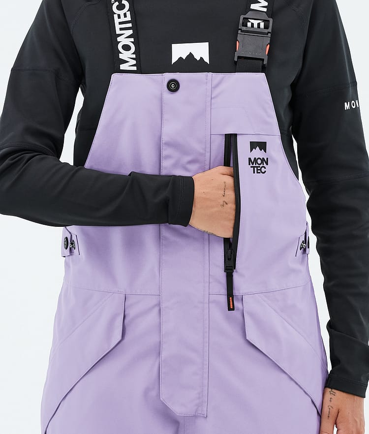 Montec Fawk W Snowboardhose Damen Faded Violet/Black/Burgundy, Bild 6 von 7