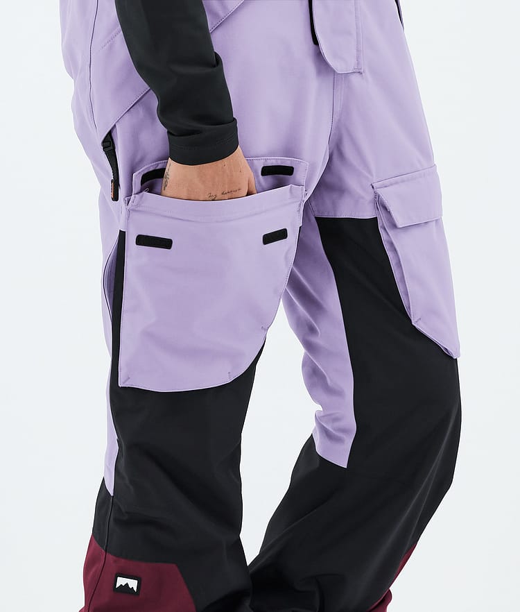 Montec Fawk W Snowboardhose Damen Faded Violet/Black/Burgundy, Bild 7 von 7