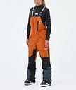 Montec Fawk W Snowboardhose Damen Burned Orange/Black/Metal Blue
