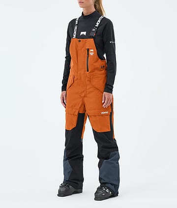 Montec Fawk W Skihose Burned Orange/Black/Metal Blue