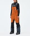 Montec Fawk W Skihose Damen Burned Orange/Black/Metal Blue