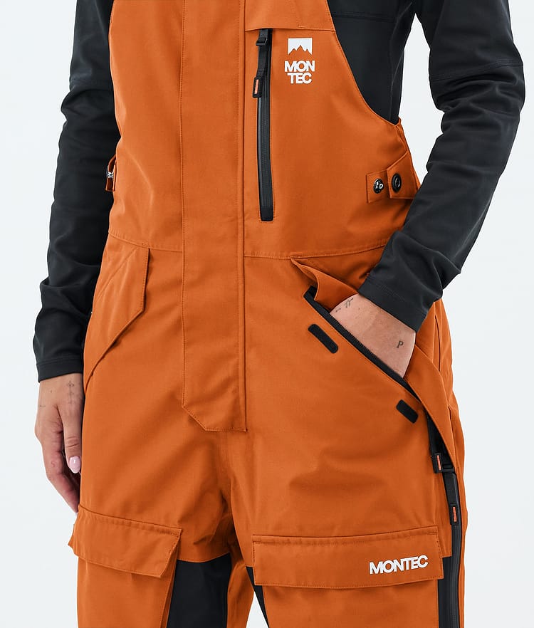 Montec Fawk W Snowboardhose Damen Burned Orange/Black/Metal Blue, Image 5 of 7