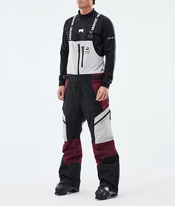 Montec Dozer Skihose Light Grey/Black/Burgundy