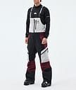 Montec Dozer Skihose Herren Light Grey/Black/Burgundy