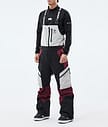 Montec Dozer Snowboardhose Herren Light Grey/Black/Burgundy