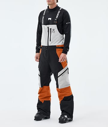 Montec Dozer Skihose Light Grey/Black/Burned Orange
